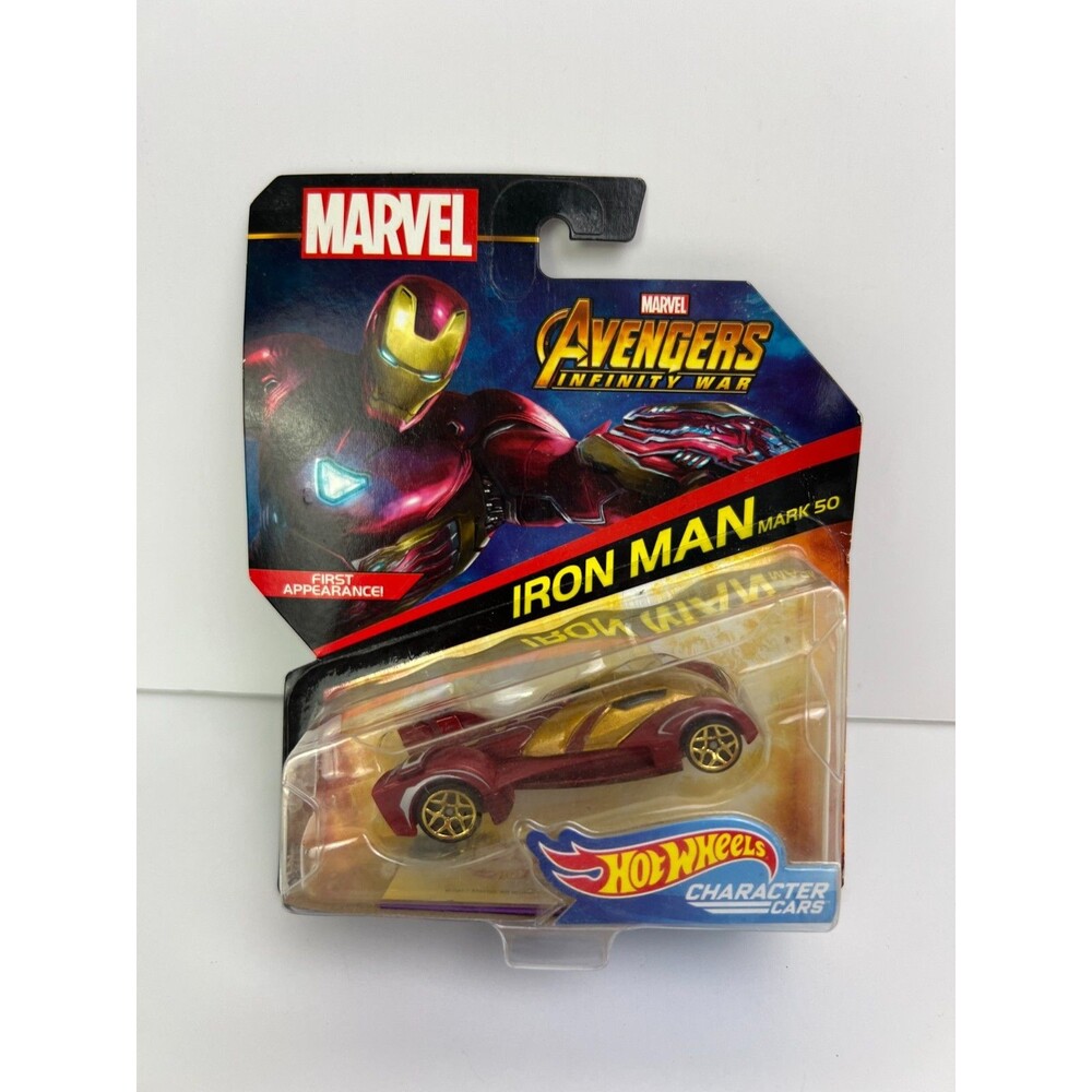 Hot Wheels Character Cars Marvel Avengers Infinity War Iron Man Mark 50 FLG51